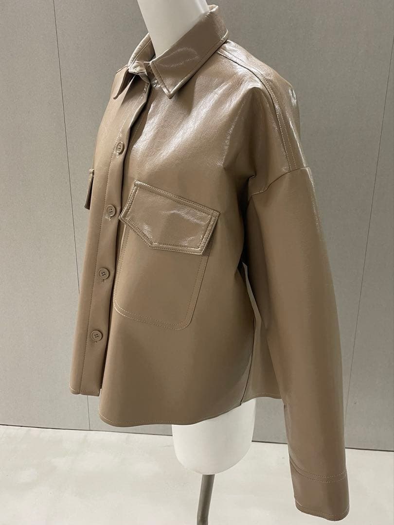 お値下げ　MM6 Maison Margiela アウター　フェイクレザー　S