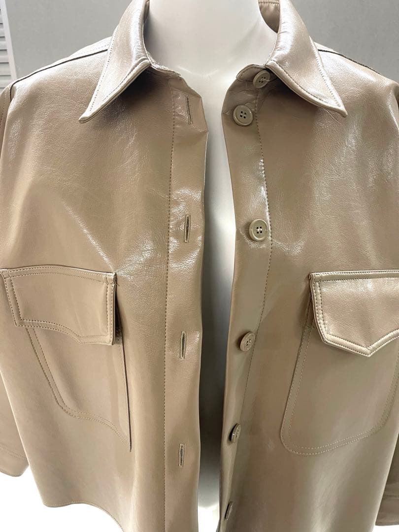 お値下げ　MM6 Maison Margiela アウター　フェイクレザー　S