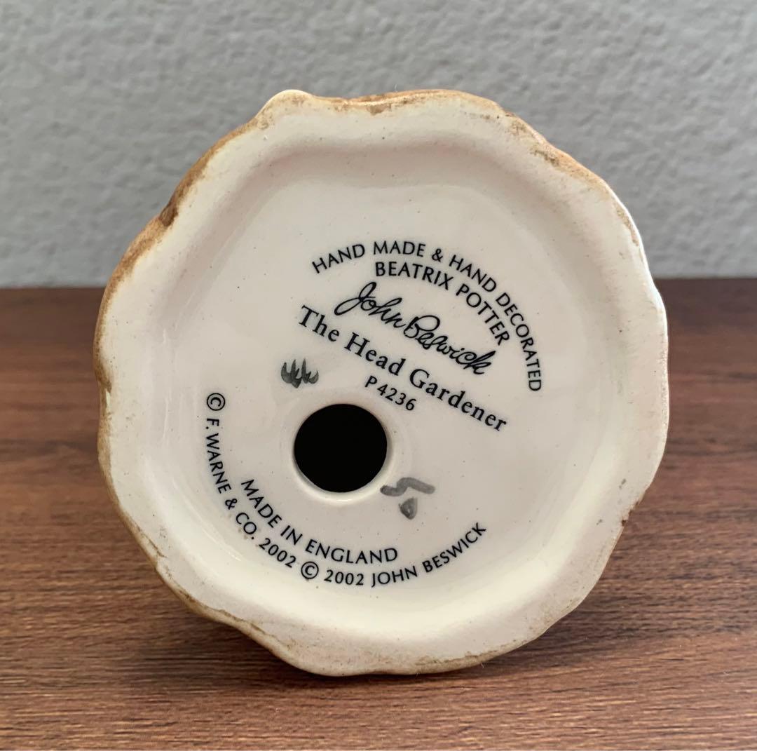 THE HEAD GARDENER 置物 ピーターラビット モルモット 箱入り