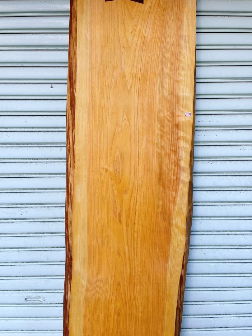 天然檜　一枚板　デスク/テーブル/カウンターテーブル/パソコン机