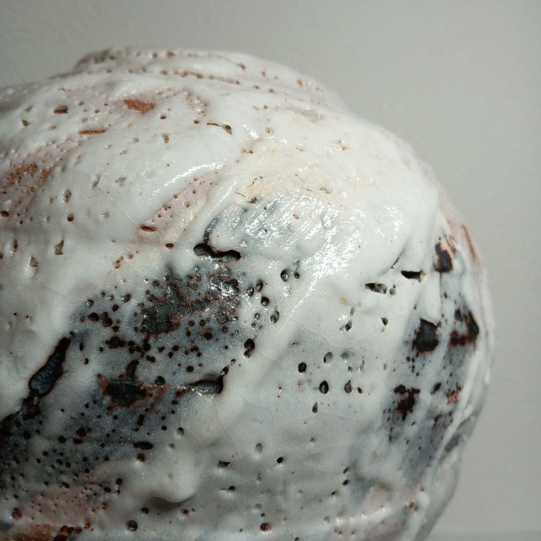 志野焼　美濃古窯　桔梗屋窯　五代目　小三郎　壺　花瓶　陶器