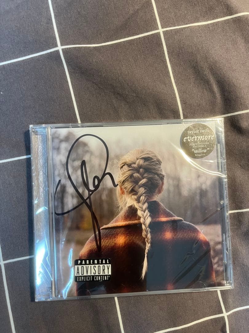 Taylor Swift evermore サイン入り CD