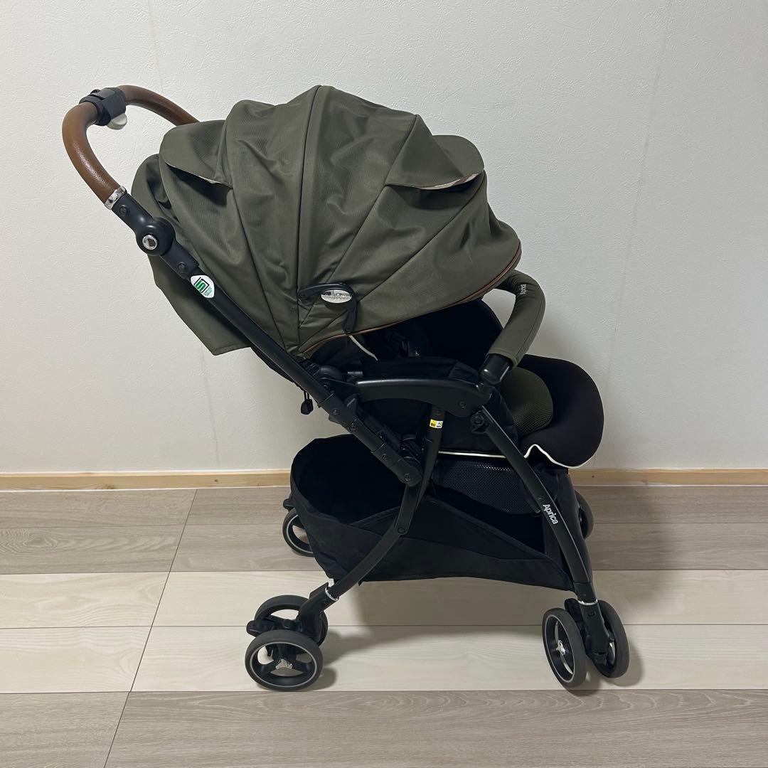 Aprica/アップリカ/ラクーナビッテクッション/レザーハンドル/ベビーカー