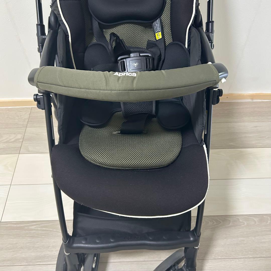 Aprica/アップリカ/ラクーナビッテクッション/レザーハンドル/ベビーカー