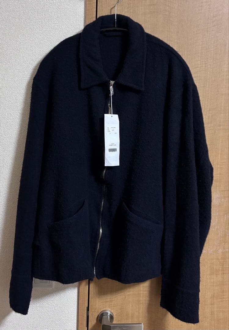 COMOLI 縮絨ウールジップショートジャケット サイズ3 コモリ