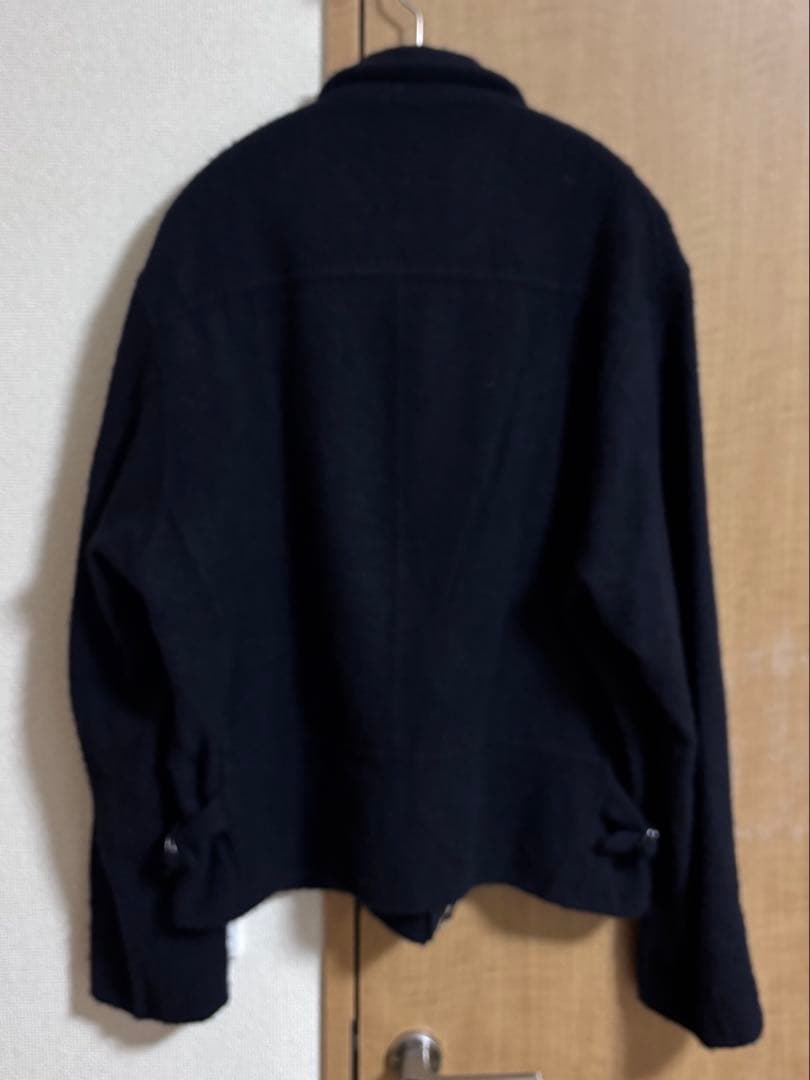 COMOLI 縮絨ウールジップショートジャケット サイズ3 コモリ