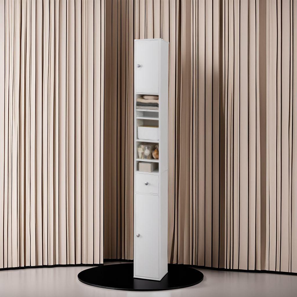 可動式棚 すきま収納 ラック スリムなランドリーラック