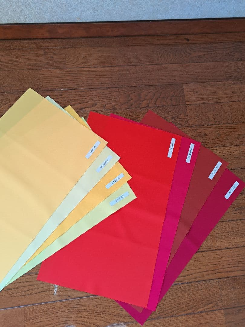 パーソナルカラードレープ152枚+ケープ2枚