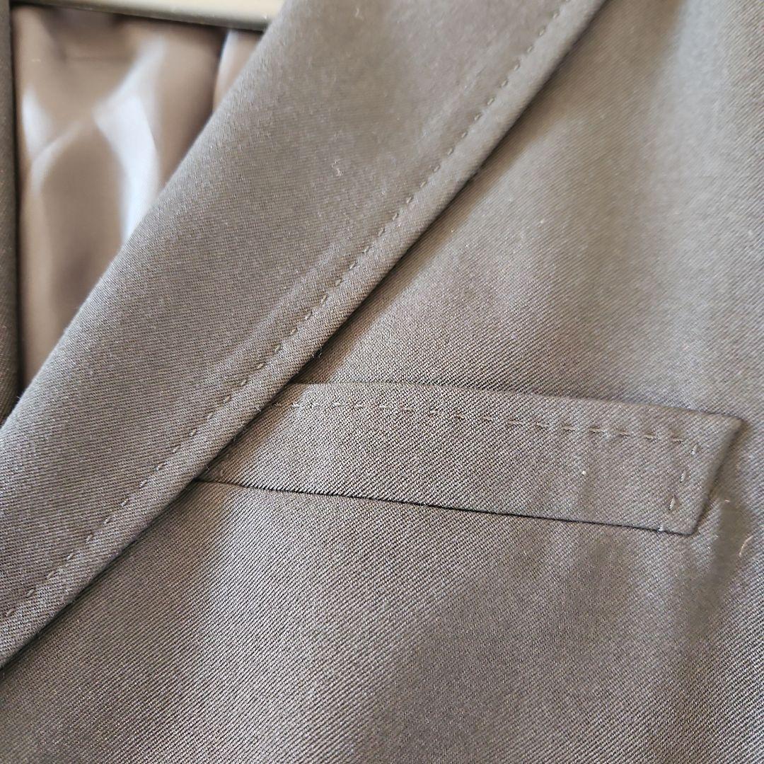 ラルフローレン　パンツスーツ　黒　11号　就活 卒業式　毛59 絹41　美品