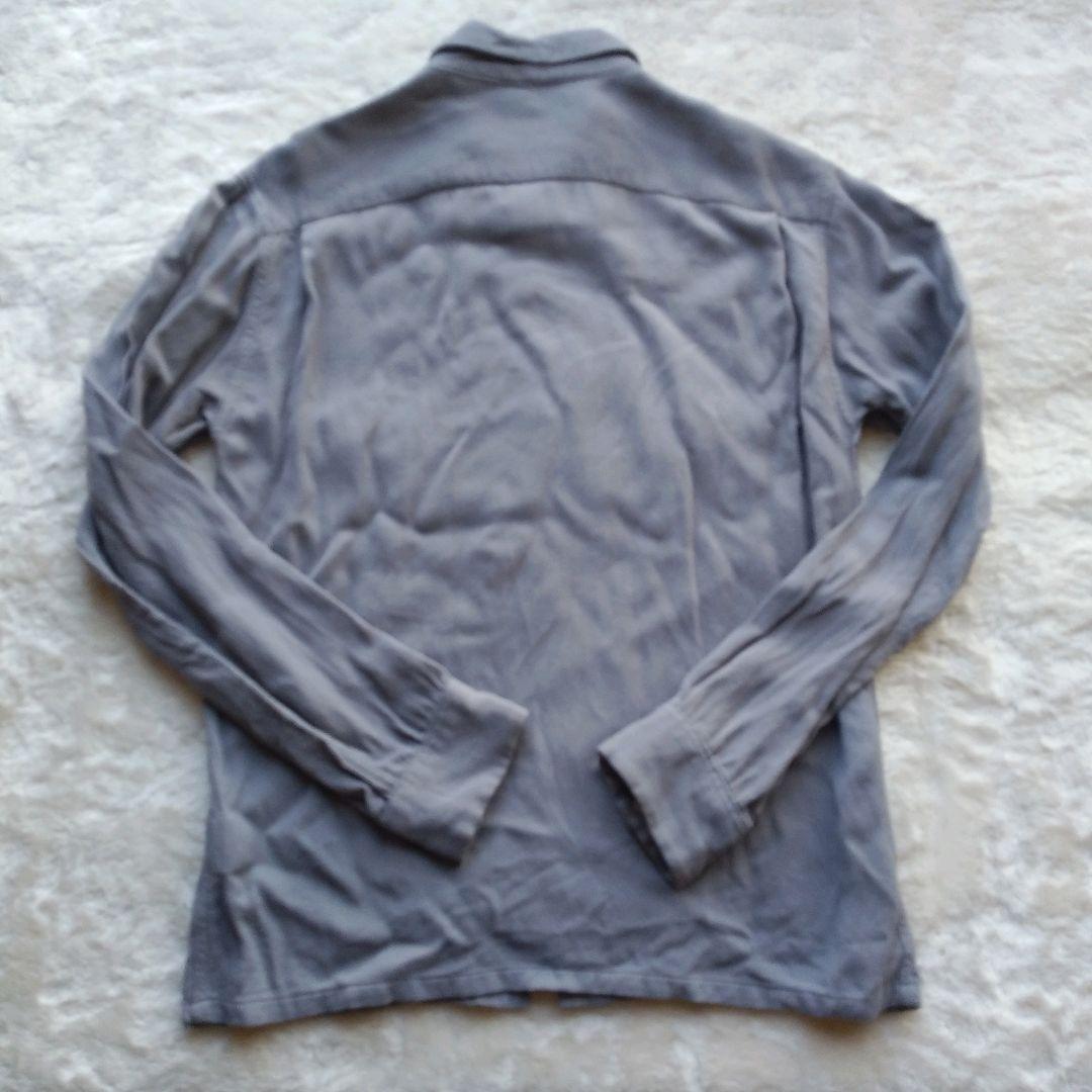 テンダーロイン　ウエスタンシャツ　レーヨン　sizeXS表記　グレー　SM相当