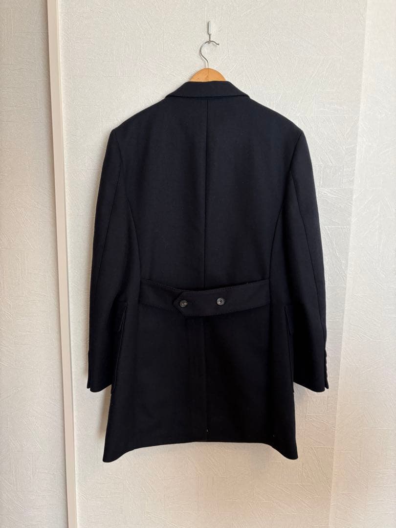 【極美品】ハーディ・エイミス × タケオキクチ ウール チェスターコート L 黒