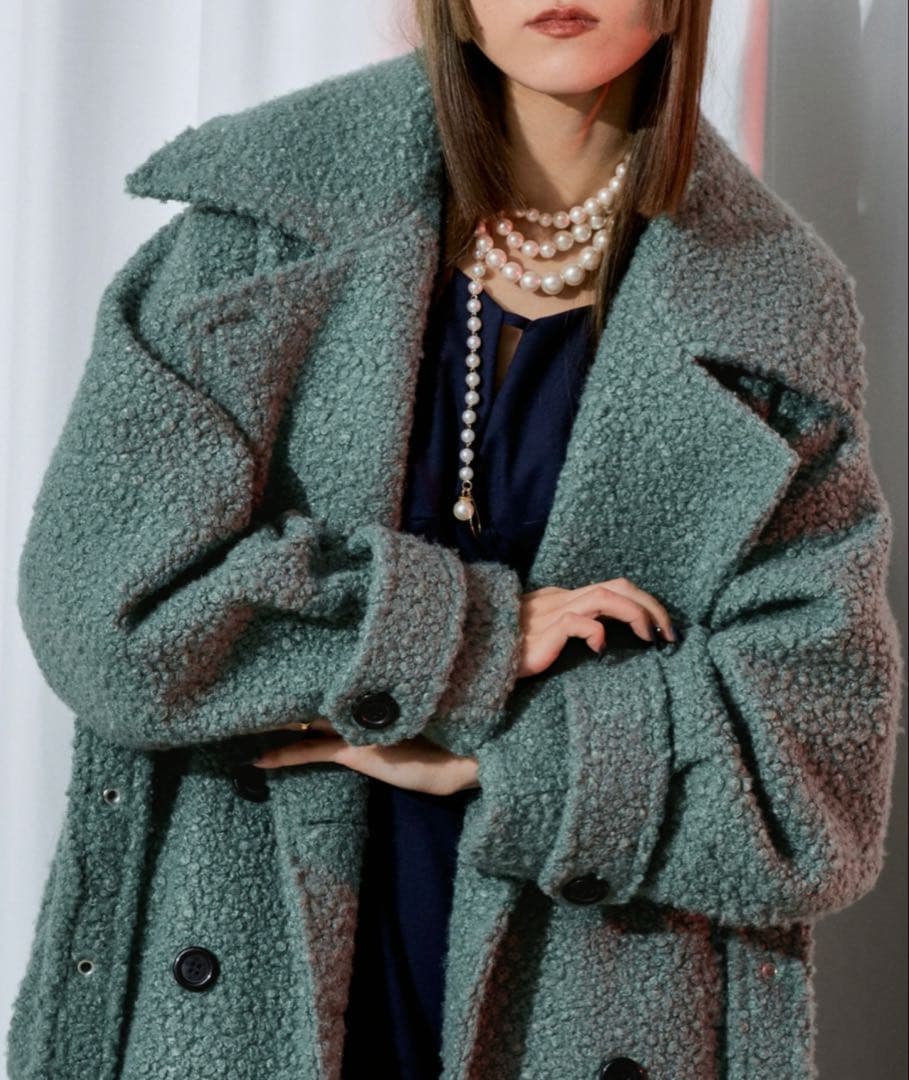 Ezick Multi-use deep slit ロングコート【未使用】