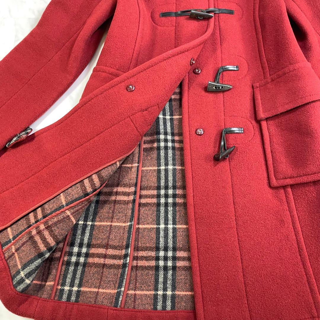 ワンシーズンのみ着用✨バーバリーブルーレーベル ダッフルコート ノバチェック