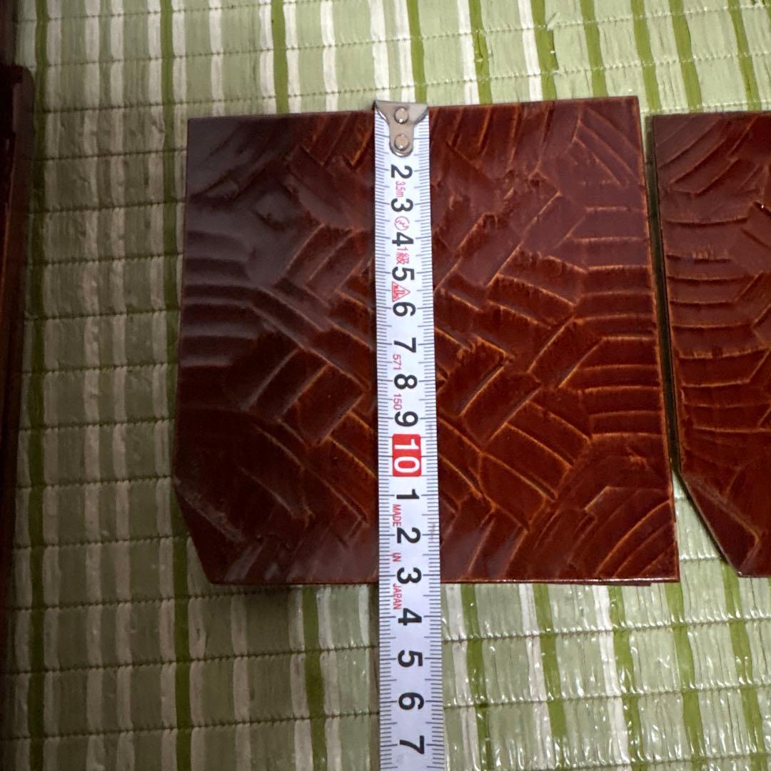 折式　讃岐彫刻　お盆　お膳　菓子盆　工芸品　骨董品　角折　角盆　皿