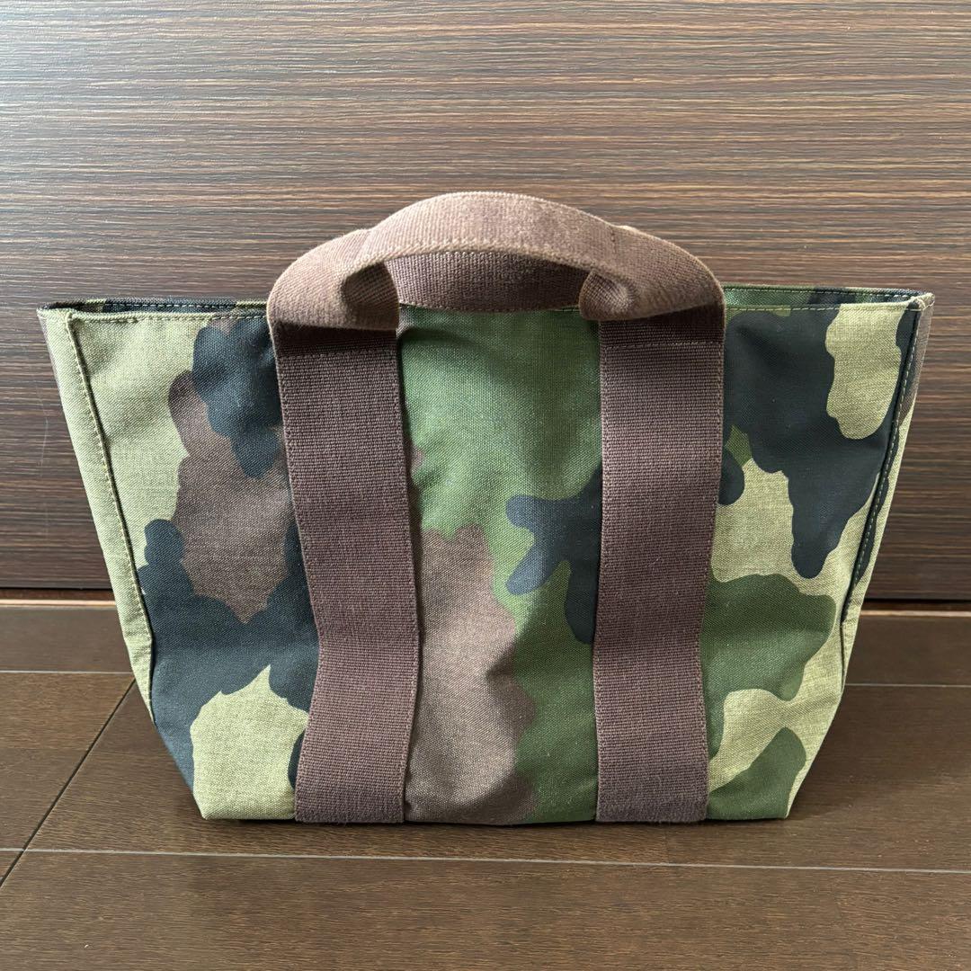 Herve Chapelier エルベシャプリエ カモフラ 迷彩 トートバッグ