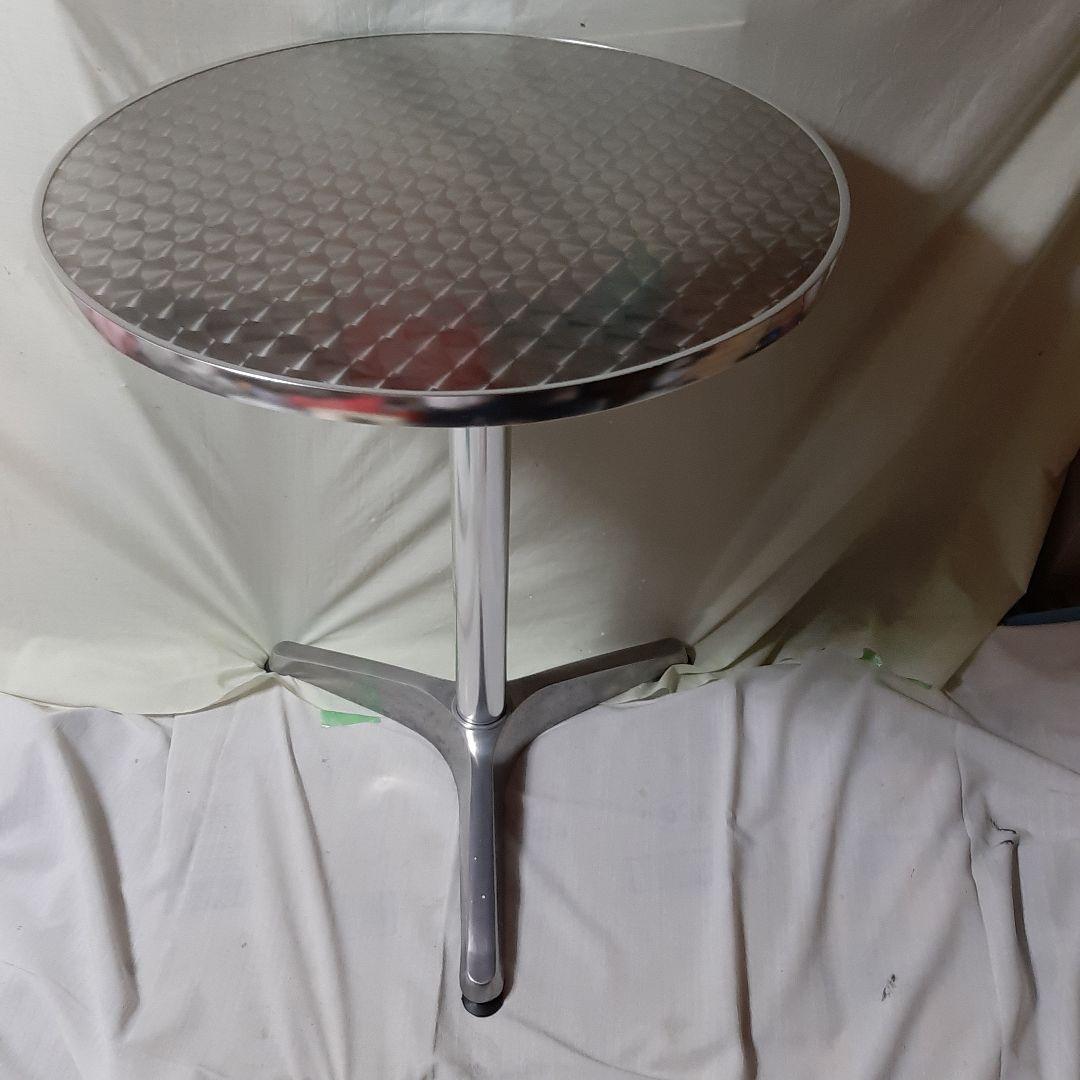 ヴィンテージ◆ラウンドテーブル ダイナー仕様◆ウロコ柄◆おしゃれ