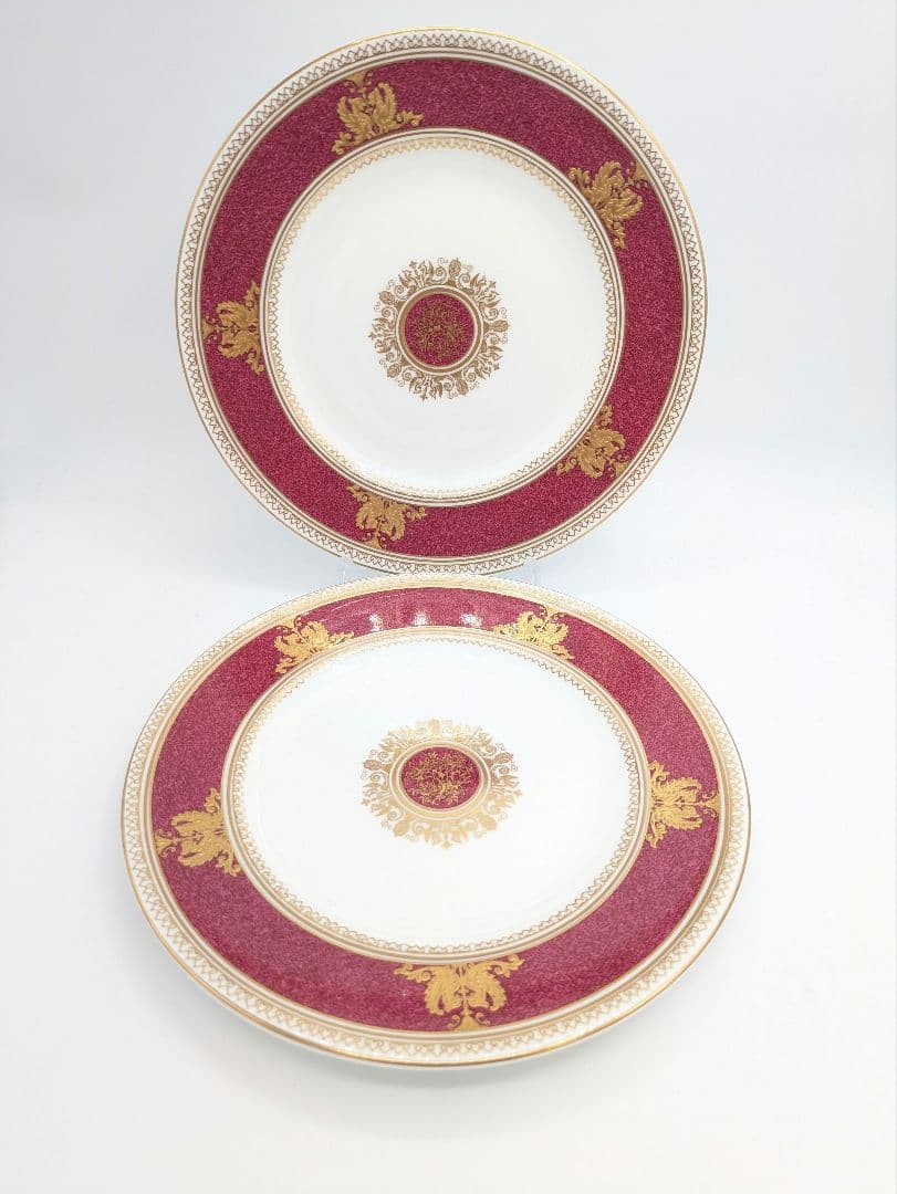 ウェッジウッド　コロンビアパウダールビー　20.5cmプレート２枚