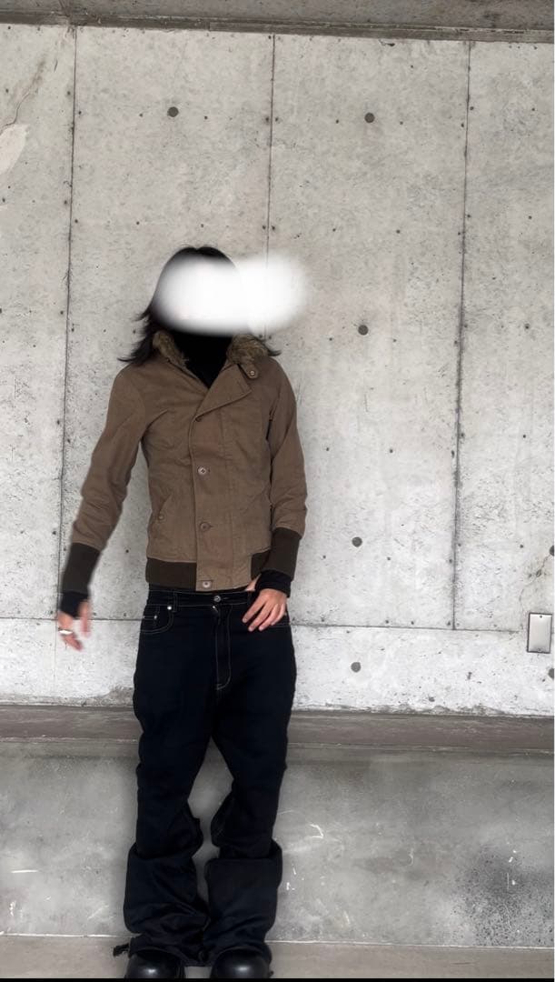 archive ファージャケット　brown swag opium