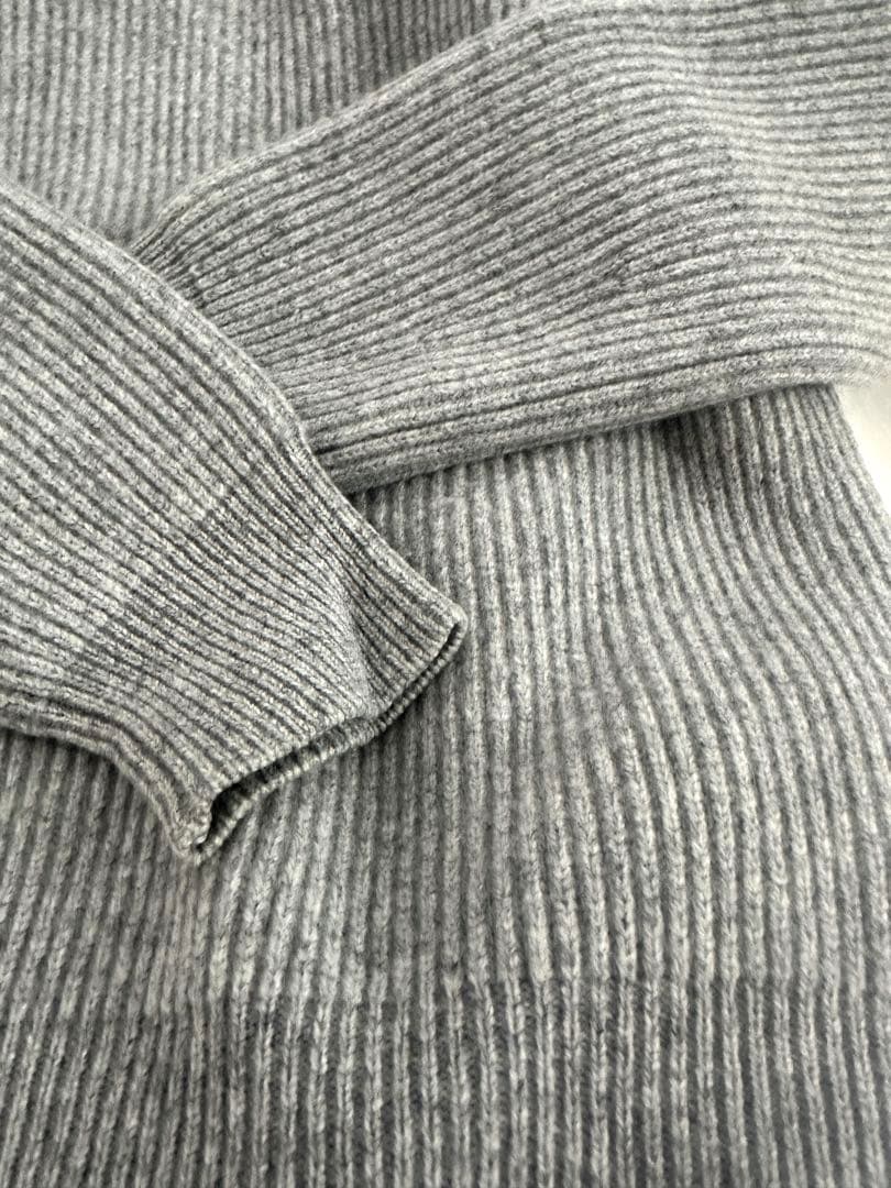 DRAWER ドゥロワー　定番グレーニット　ウールカシミヤ