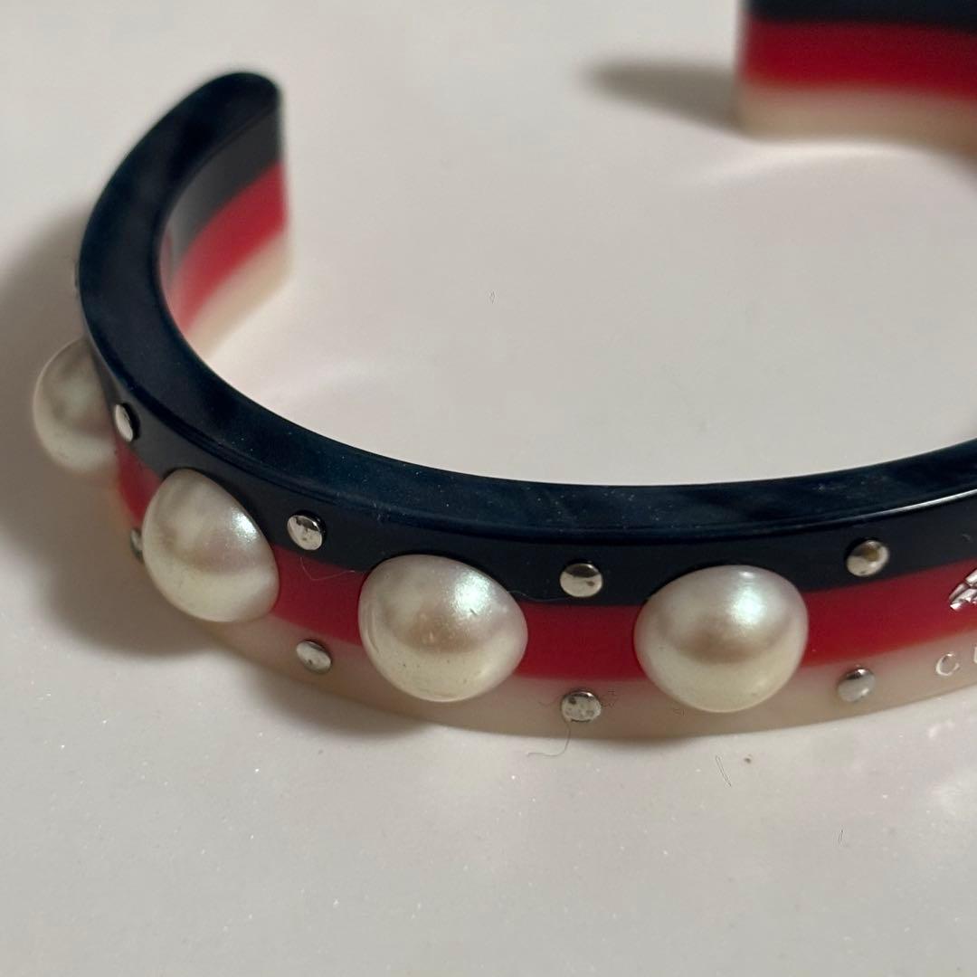 GUCCI グッチ　ビー カフブレスレット　バングル　極美品　刻印M