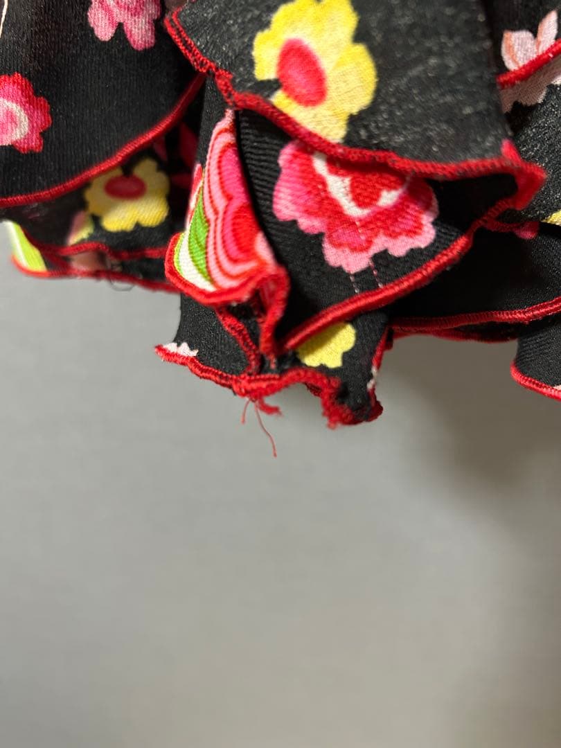 3/14まで限定値下げ フラメンコドレス 花柄 黒