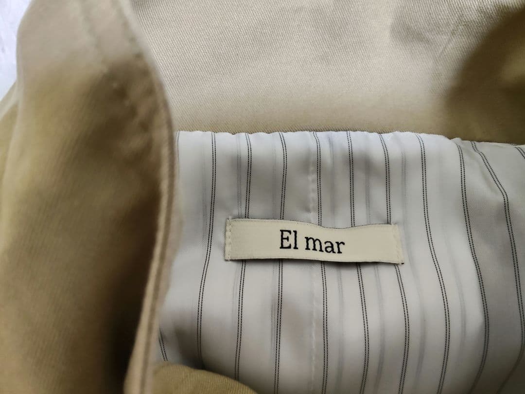 El mar　エルマール　ハーフトレンチコート