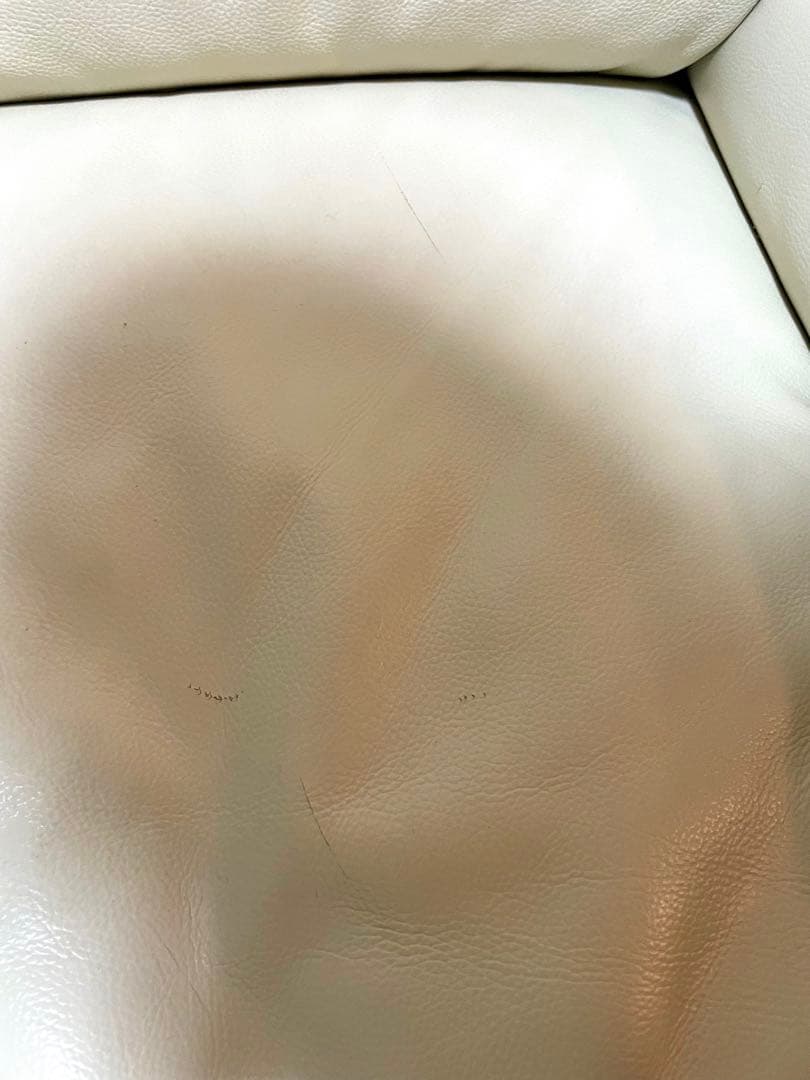 ソファ 合成皮革 白　ホワイト