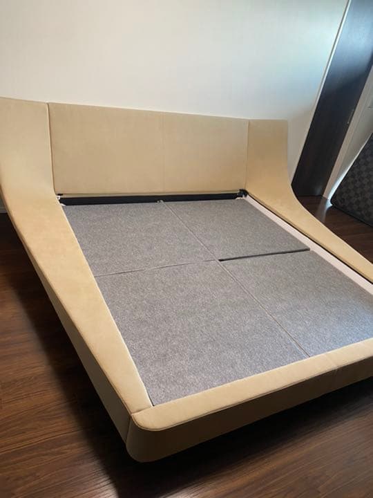 RUF ルフ　ベッドフレーム　セミキング　トレンドライン001