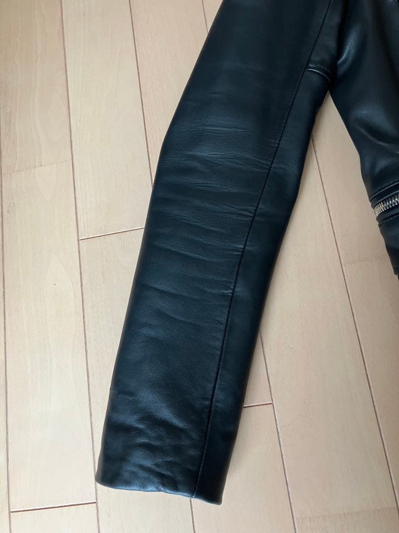 アッパーハイツ　レザージャケット　ラムレザー　羊革　ダブルライダースジャケット