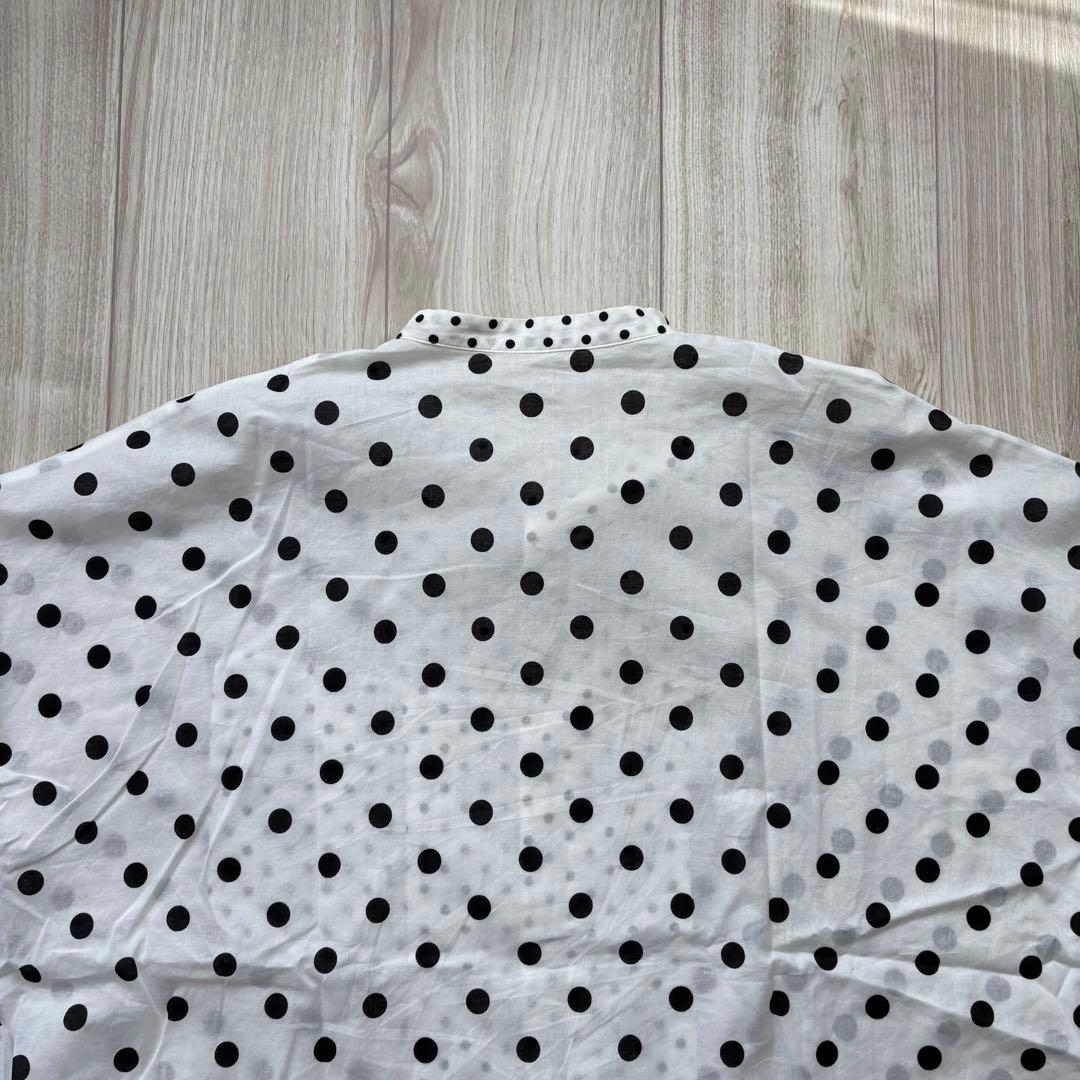 【極美品】Y's 25SS コットンローンドットプリントボックスブラウス 現行品