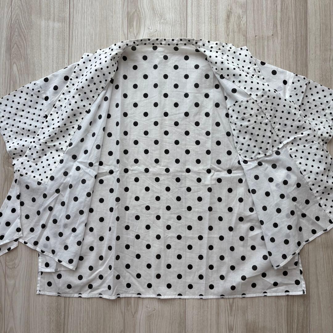 【極美品】Y's 25SS コットンローンドットプリントボックスブラウス 現行品