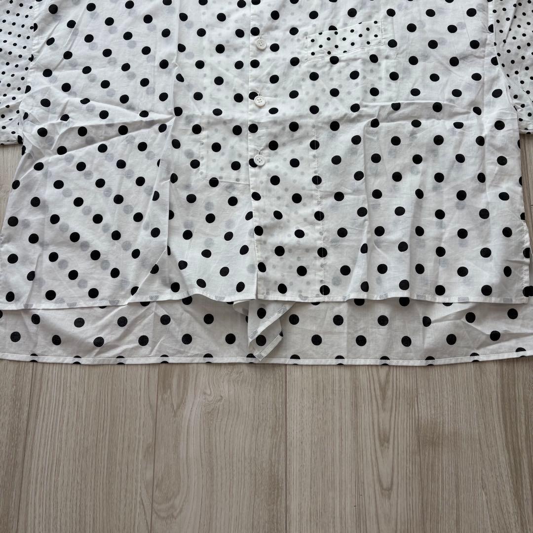 【極美品】Y's 25SS コットンローンドットプリントボックスブラウス 現行品