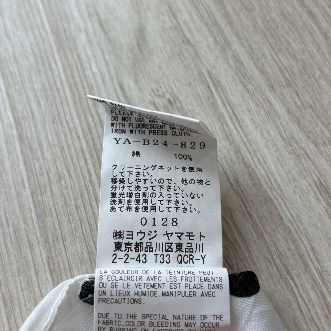 【極美品】Y's 25SS コットンローンドットプリントボックスブラウス 現行品