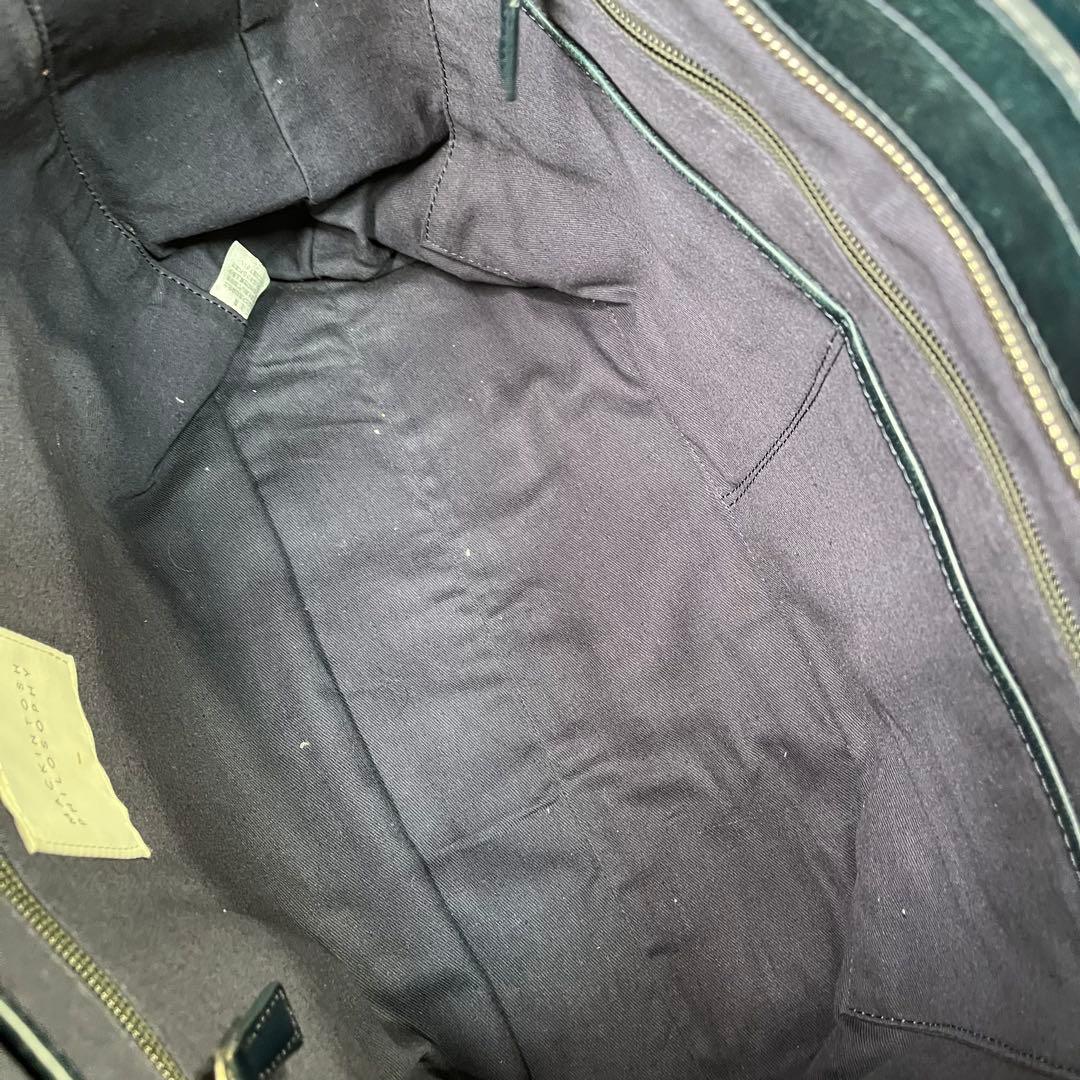 希少✨マッキントッシュフィロソフィー トートバッグ 本革レザー 深緑 肩掛け