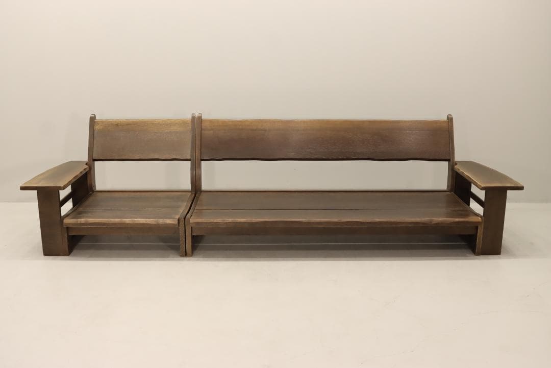 4人掛けソファ イバタインテリア セパレート 木製 ３人掛け 日本製 合皮