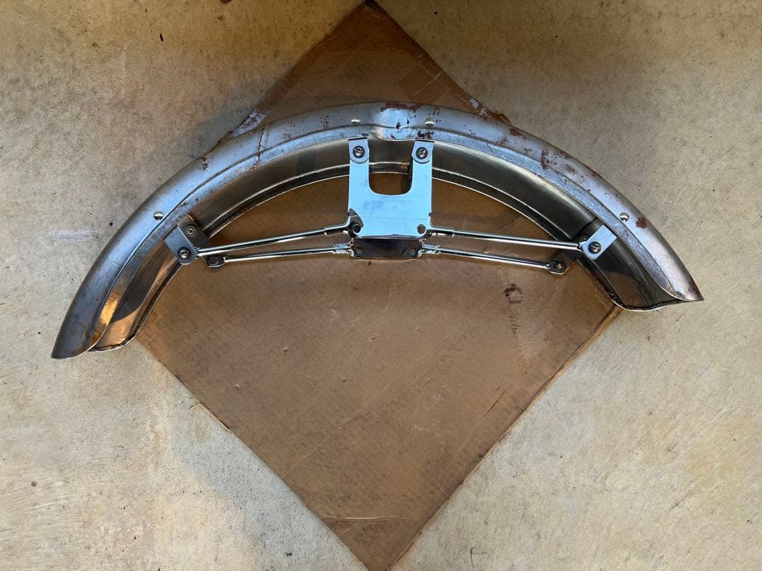 【火気厳禁】ショベル　フロントフェンダー　FX XL アイアン　未塗装