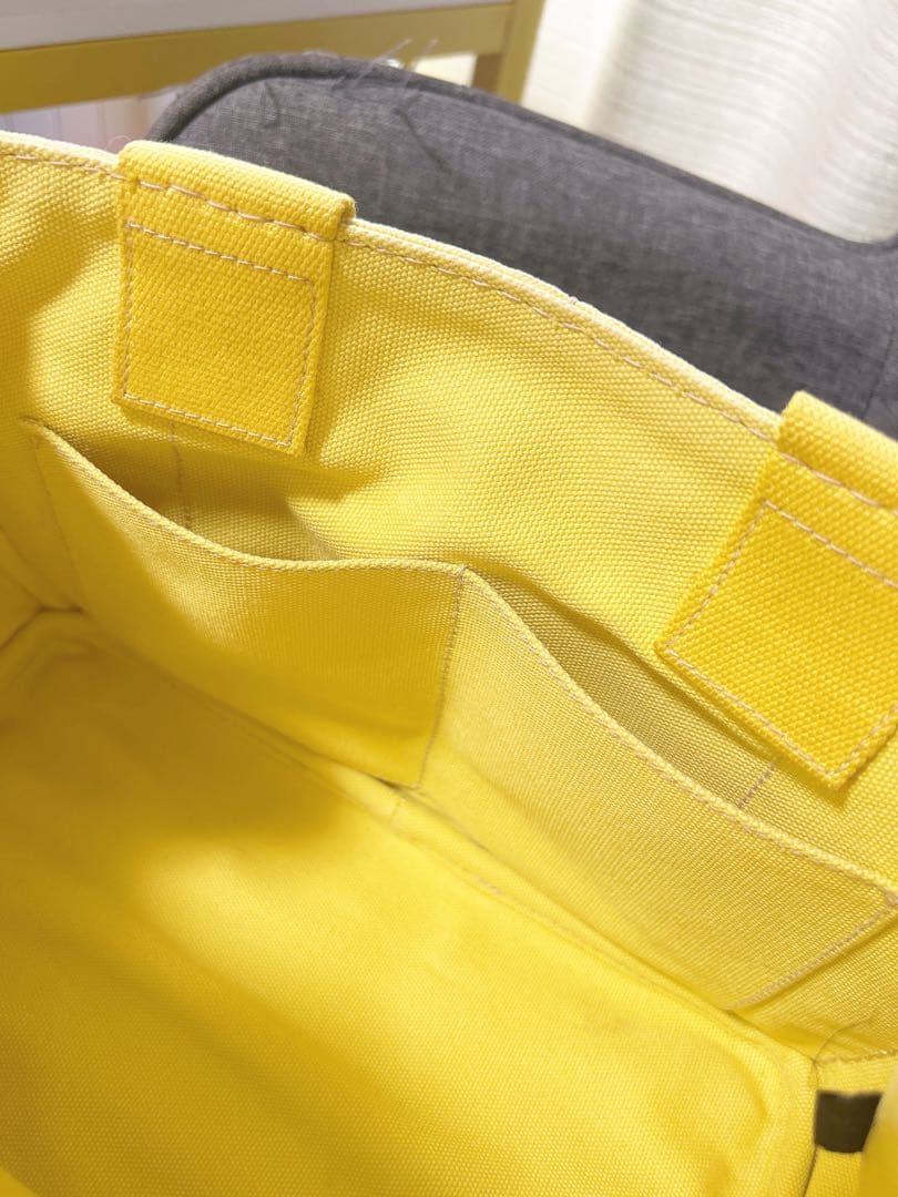 PRADA プラダ キャンバストートバッグ カナパ イエロー