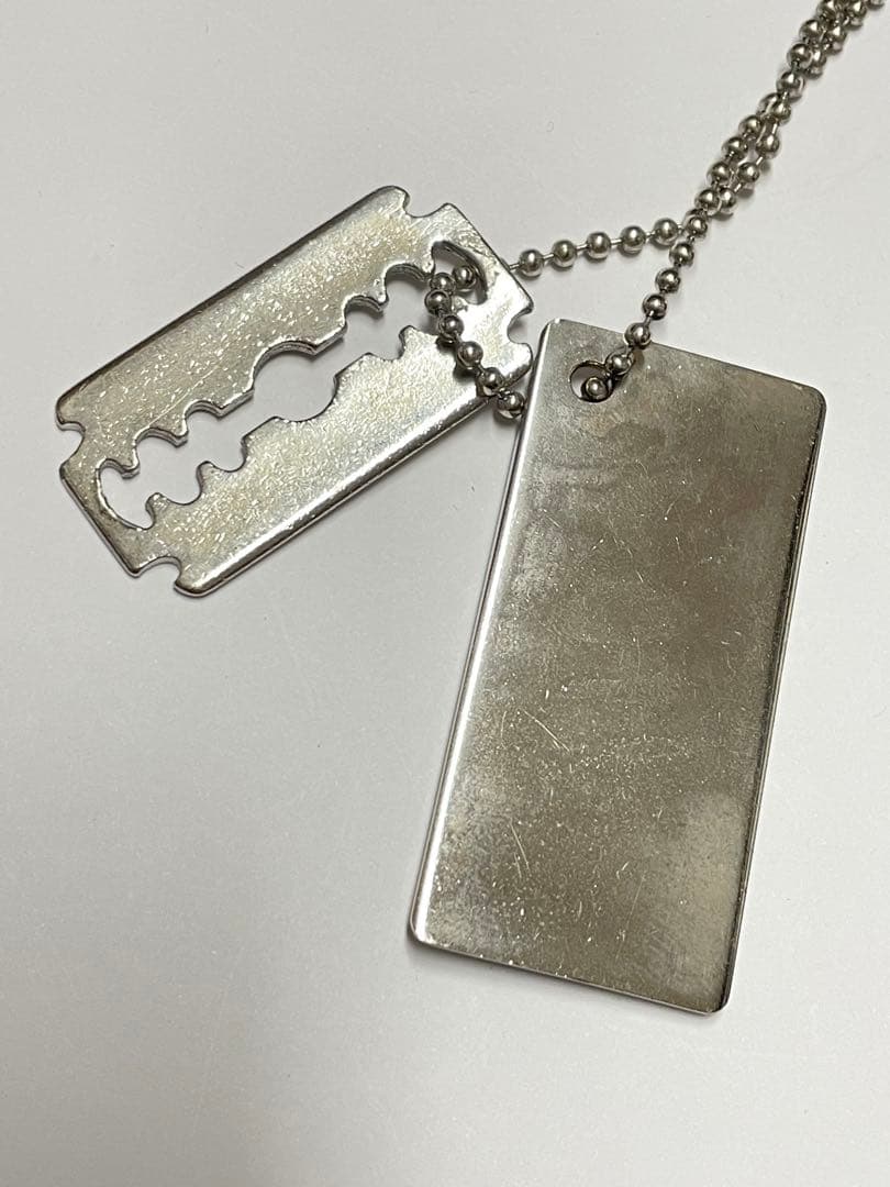 Christian Diorディオール CDロゴ プレート ドッグタグネックレス