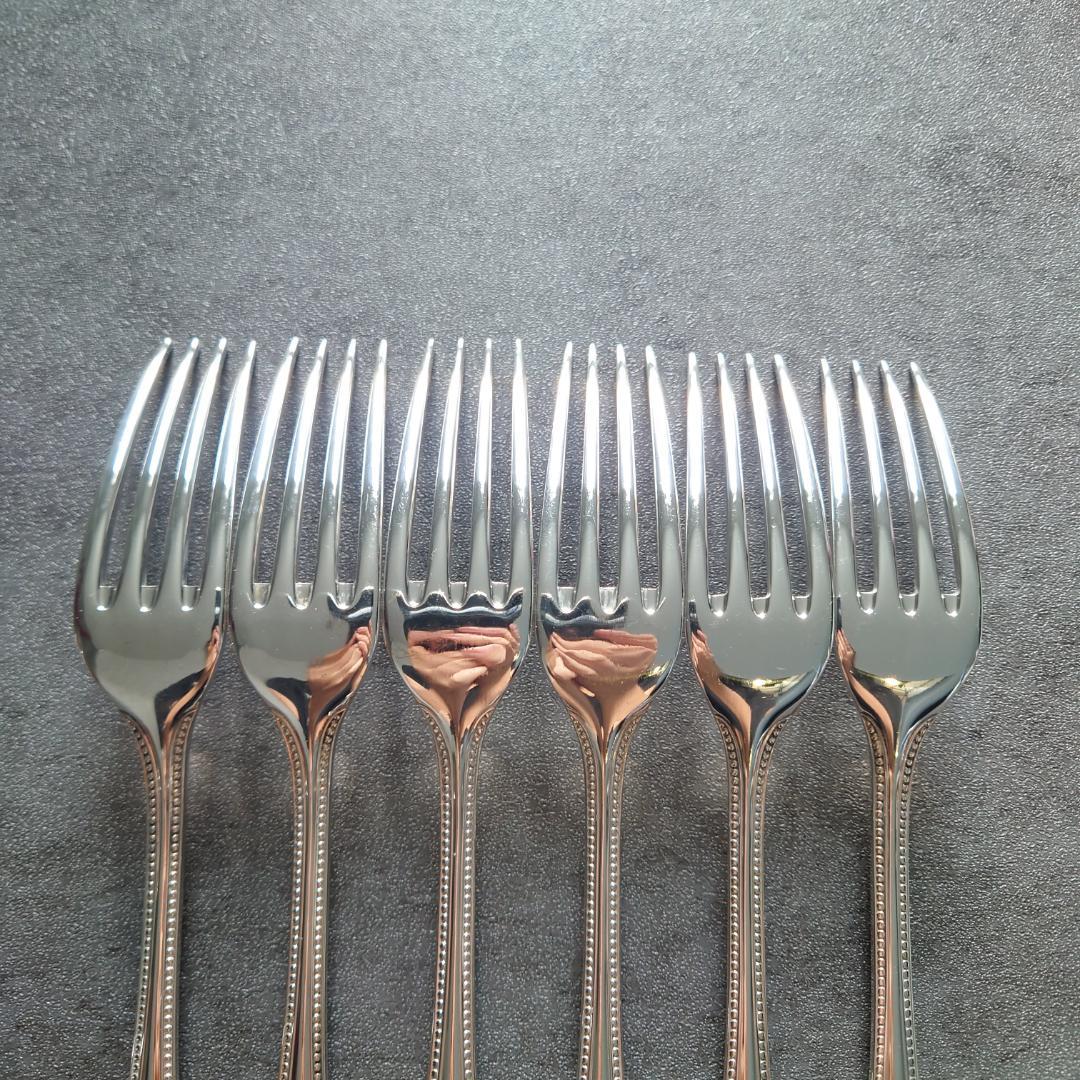 美品 クリストフル パール デザートフォーク 6点