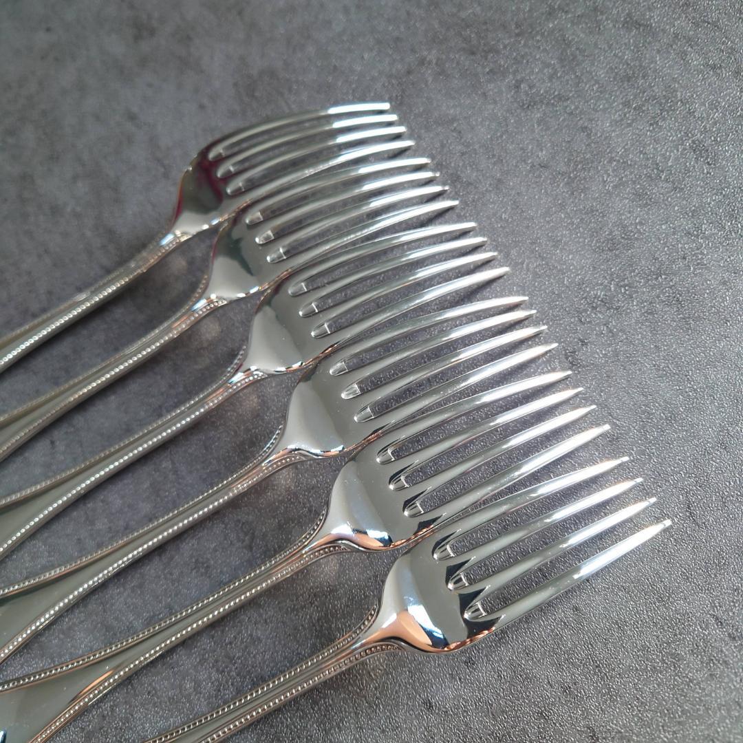 美品 クリストフル パール デザートフォーク 6点