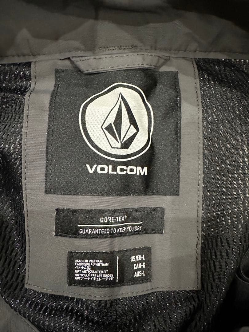 スノーボード volcom RAIN GORE BIB OVERALL L size