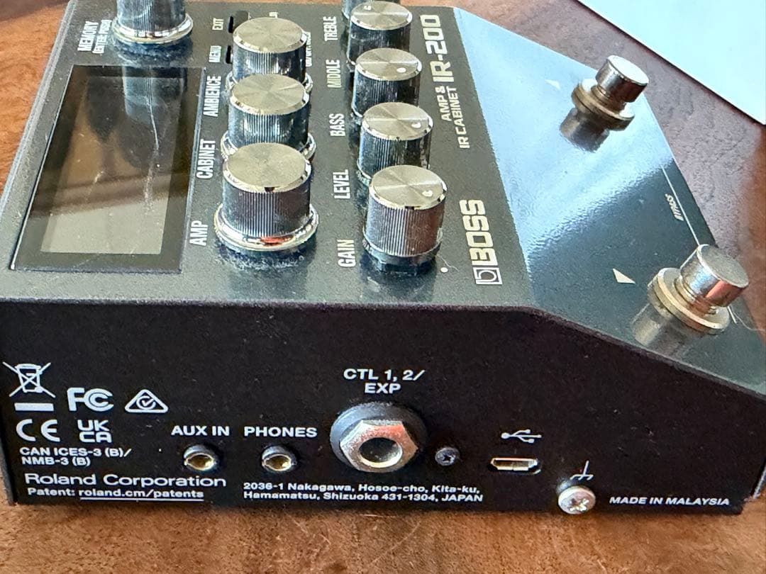 BOSS アンプIRキャビネット IR-200