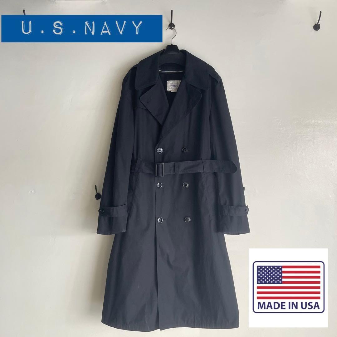 USED 米軍 希少 U.S.NAVY トレンチコート ライナー付 42L