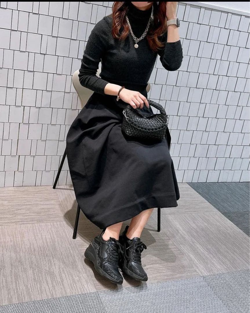 ダイアナ　グリッターヒールスニーカー23.5cm