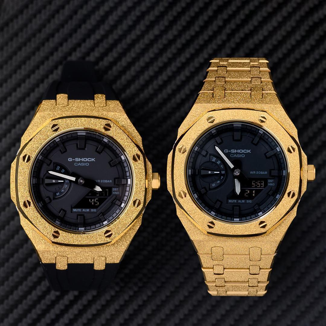 G-SHOCK GA2100 フロステッド加工 カシオーク カスタム パーツC