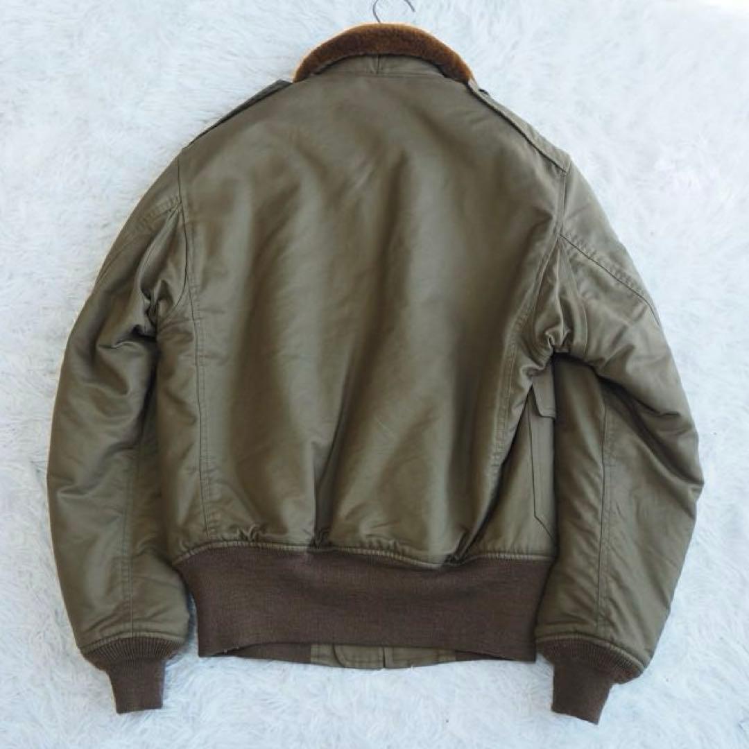 極美品 トイズマッコイ B10 フライトジャケット アルパカ カーキ