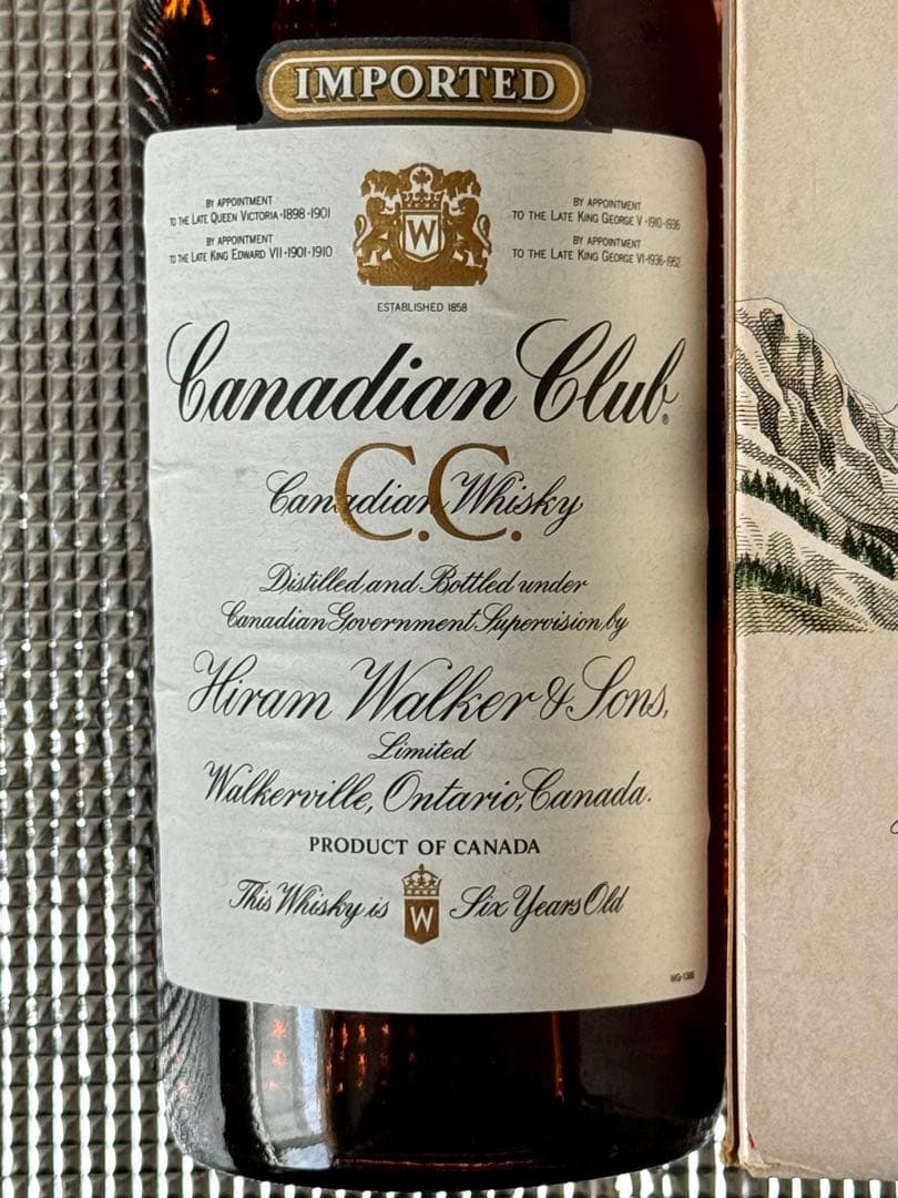Canadian Club カナディアンクラブ　1983 40％ 1000ml