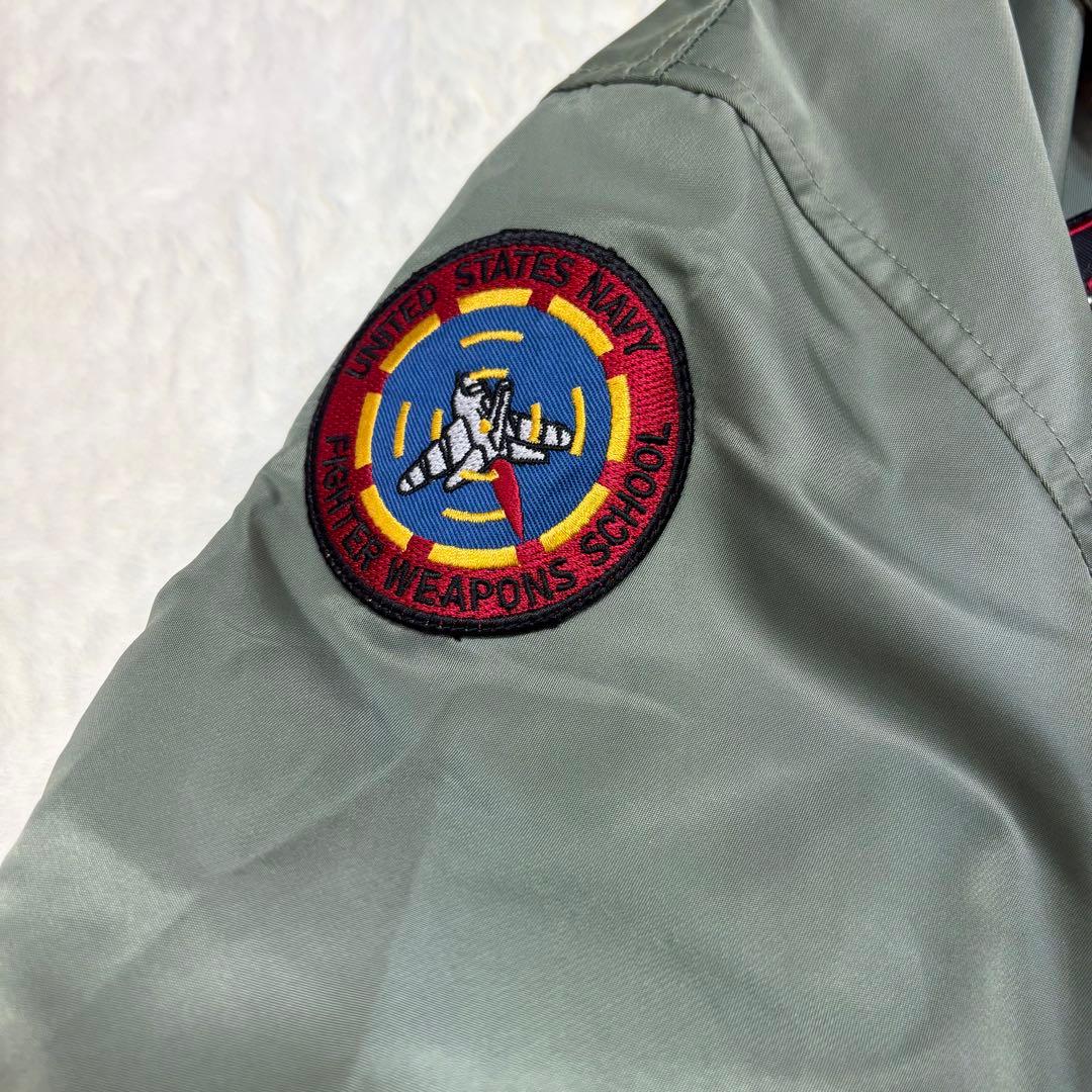 AVIREX CWU36P フライトジャケット トップガン セージグリーン M