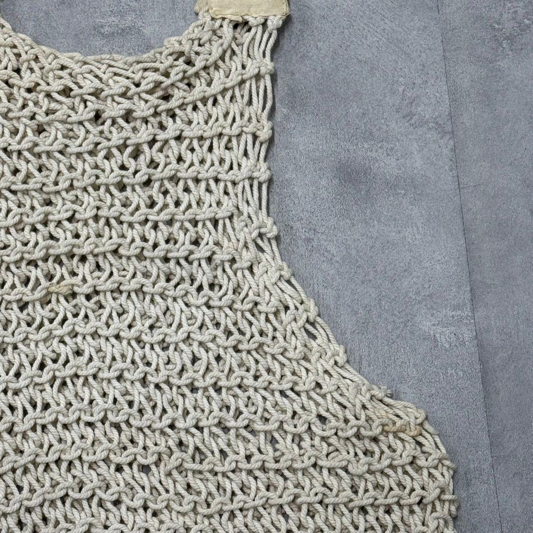 40s BRITISH ARMY MESH TANKTOP 希少 DM444