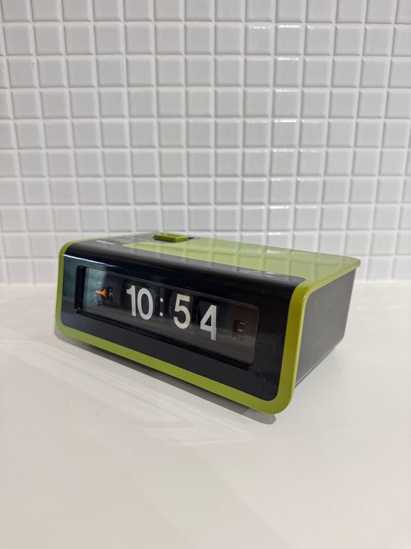 【レア】ナショナル National TG02 パタパタ時計 目覚まし時計 昭和